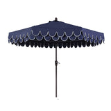 2.7m hand-cranked round lotus leaf umbrella