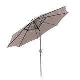 2.7M STEEL/ALUM.CRANK PARASOL, with tilt