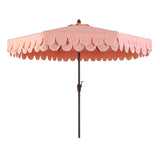 2.7m hand-cranked round lotus leaf umbrella
