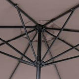 2.7M STEEL/ALUM.CRANK PARASOL, with tilt