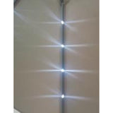 3m all-iron detachable banana umbrella with LED beads