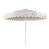 2.7m hand-cranked round lotus leaf umbrella