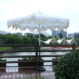 2.7m all-aluminum hand-cranked center pole umbrella, with tilt