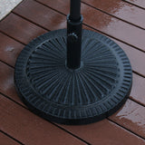 2m x 3m all-iron hand-cranked center pole umbrella