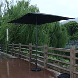 2m x 3m all-iron hand-cranked center pole umbrella